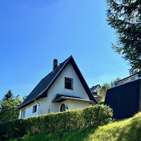 Urige Berghuette Mit Kamin Und Sauna Im Erzgebirge Nahe Schwarzwassertal Pobershau Dış mekan fotoğraf