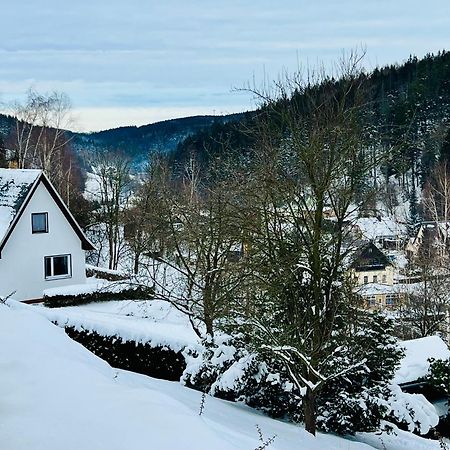 Urige Berghuette Mit Kamin Und Sauna Im Erzgebirge Nahe Schwarzwassertal Pobershau Dış mekan fotoğraf